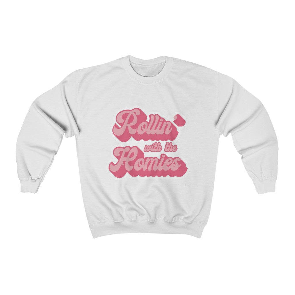 Rollin’ with the Homies Unisex Heavy Blend™ Crewneck Sweatshirt
