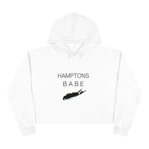Hamptons Babe Crop Hoodie