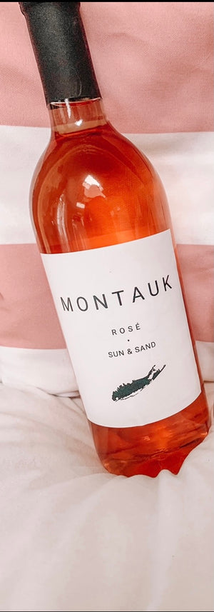 Personalized Montauk Rosé Wine