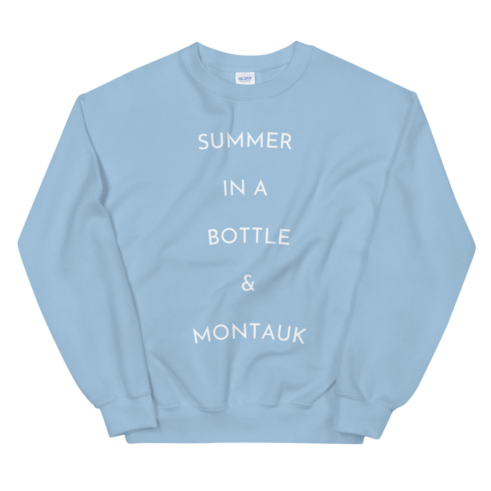 Summer in a bottle & Montauk Sweatshirt